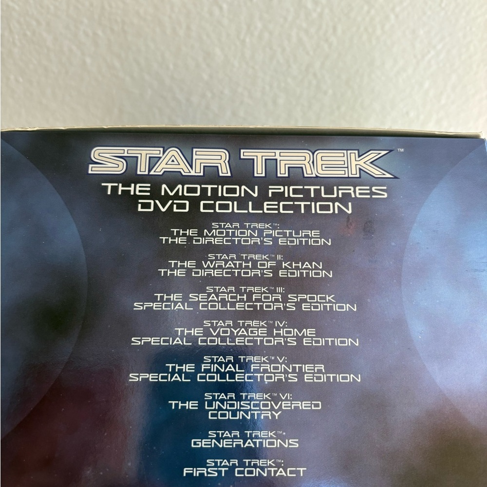 Blue Star Trek Motion Pictures DVD Collection